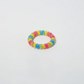 Dopamine candy colored spiral hair tie