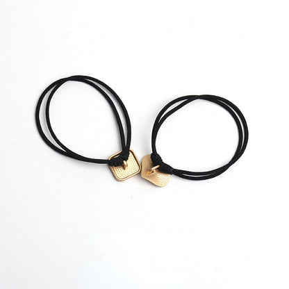 Elastic double strand hair tie