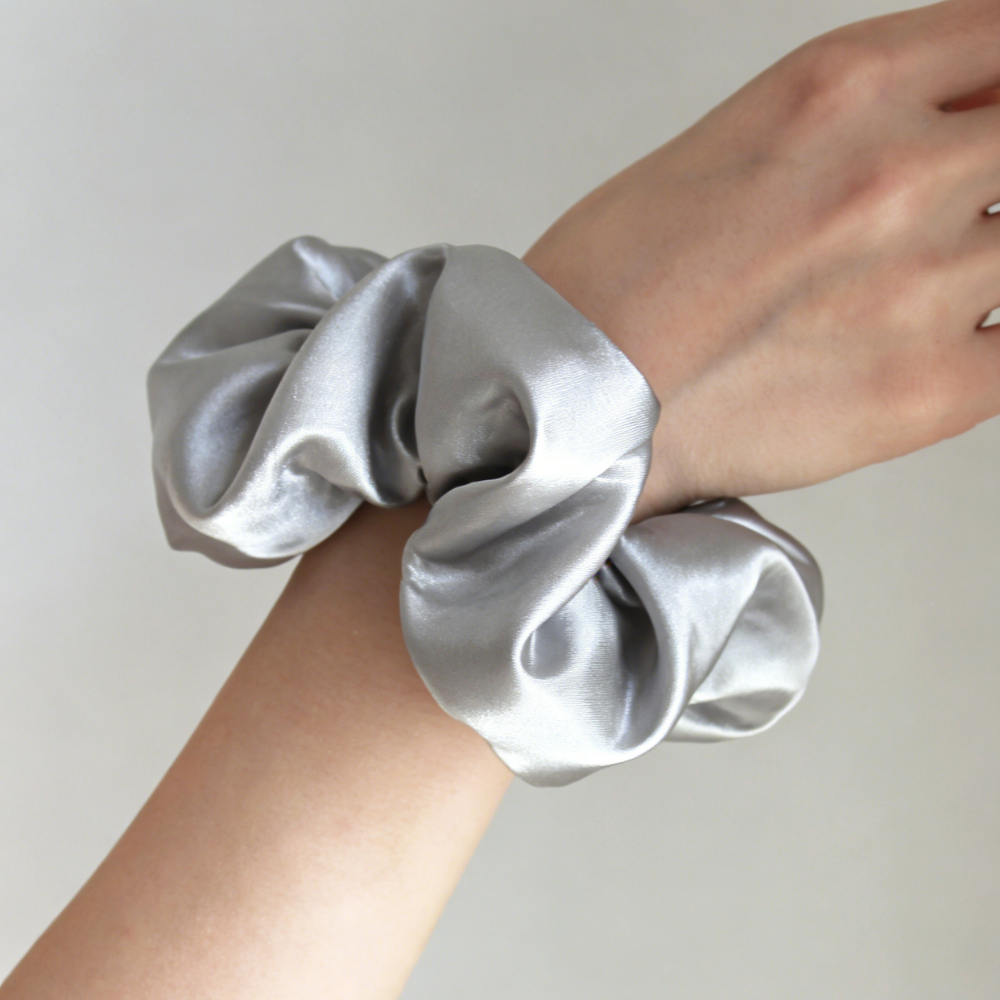 Luxury Silk Hair Scrunchie | Large