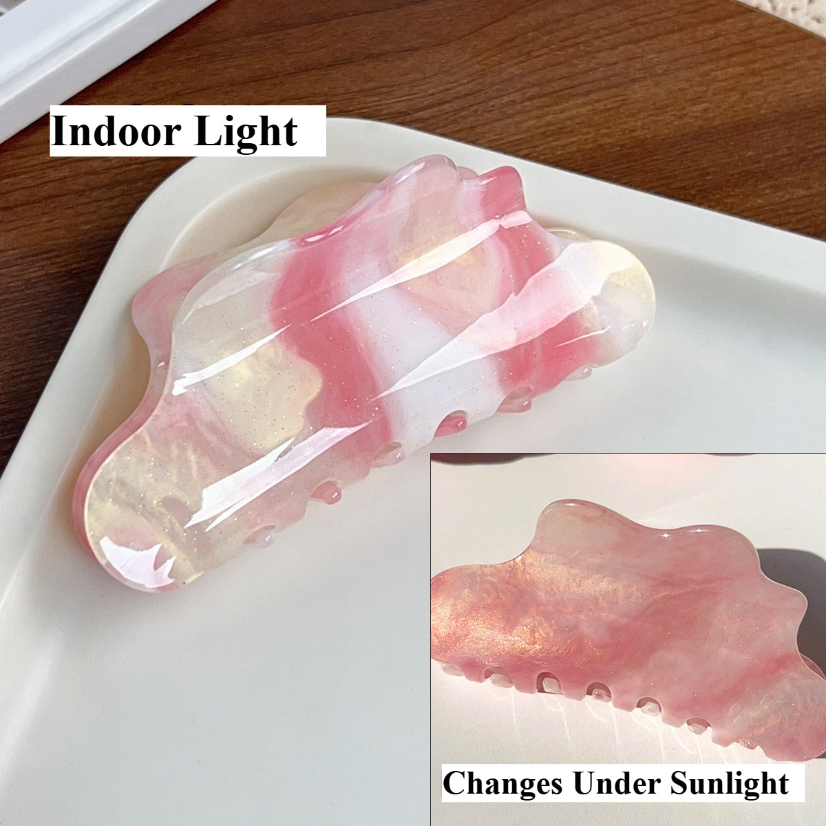 Sunlight Color-Changing Cloud Hair Claw Clip | Large