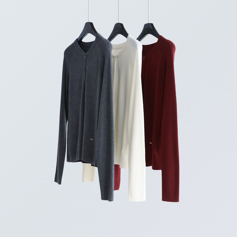 Wool Blend Half-Zip Pullover Knit Top | 4 Colors