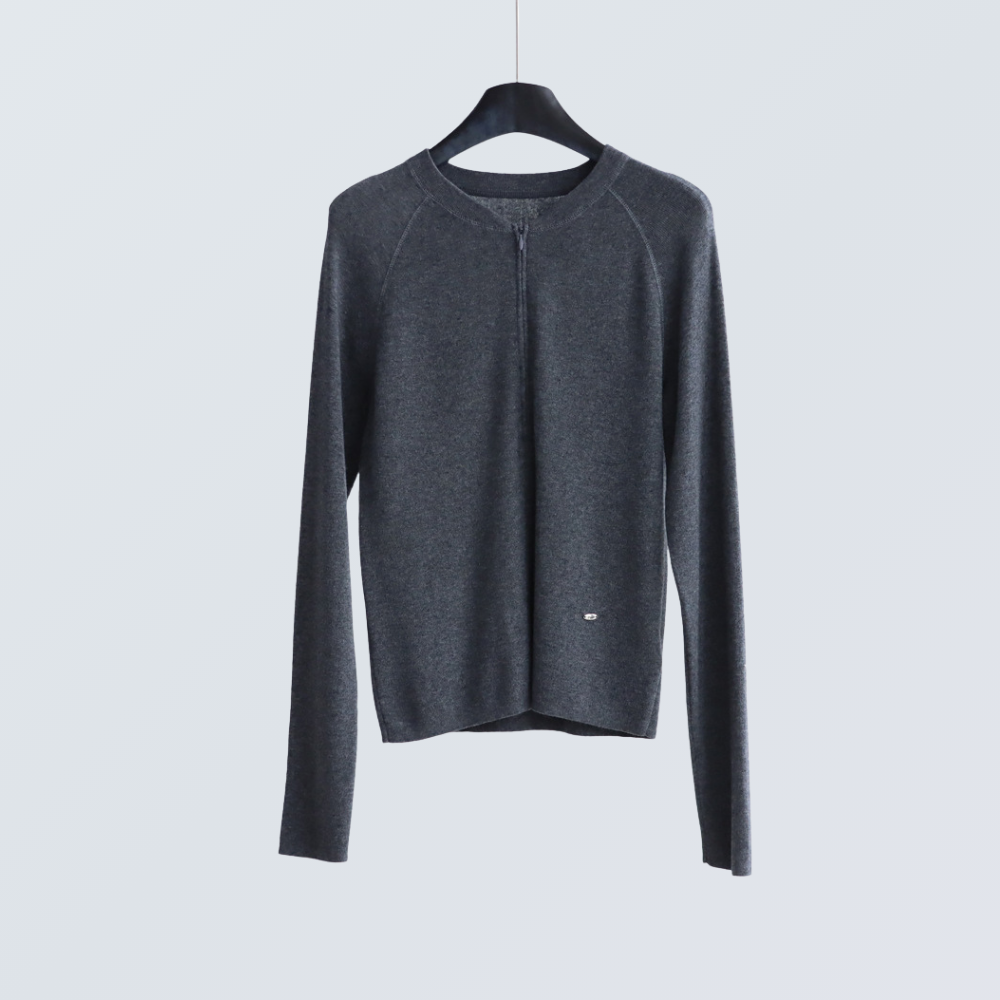 Wool Blend Half-Zip Pullover Knit Top | 4 Colors