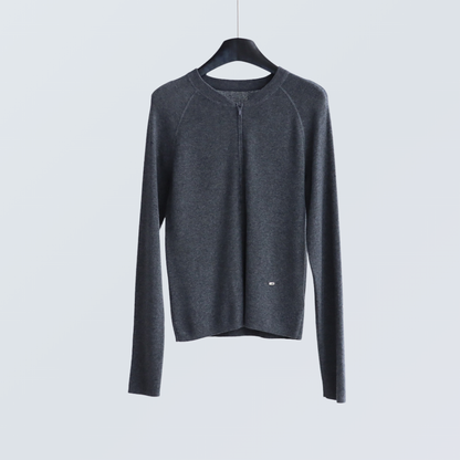 Wool Blend Half-Zip Pullover Knit Top | 4 Colors