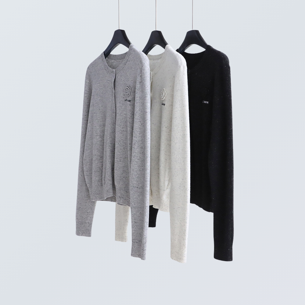 Loose Fit Wool Blend V-Neck Knit Cardigan | 3 Colors