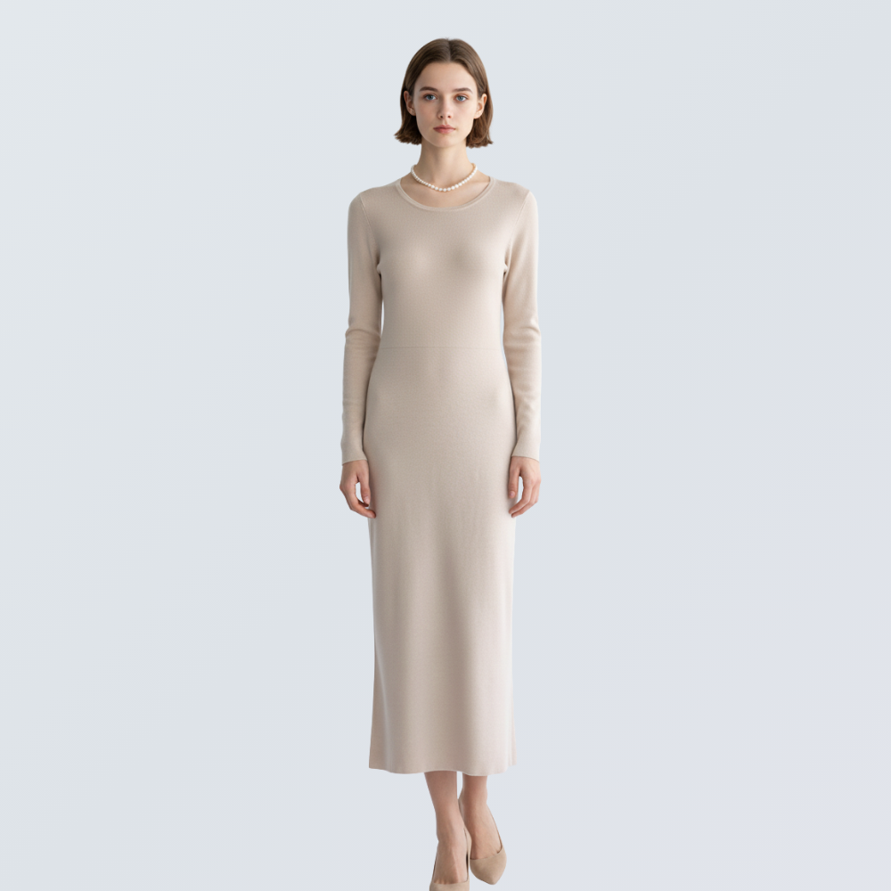 Modal Knit Flared Maxi Dress | 5 Colors