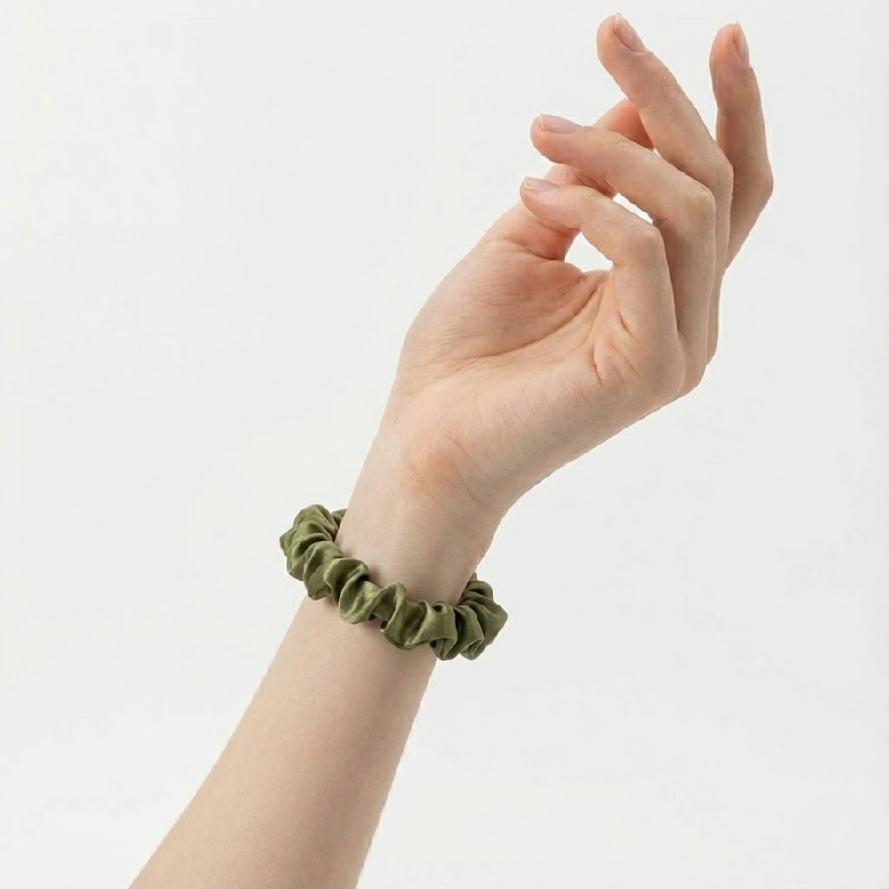 Silk Slim Hair Tie - 5 Pack | Small