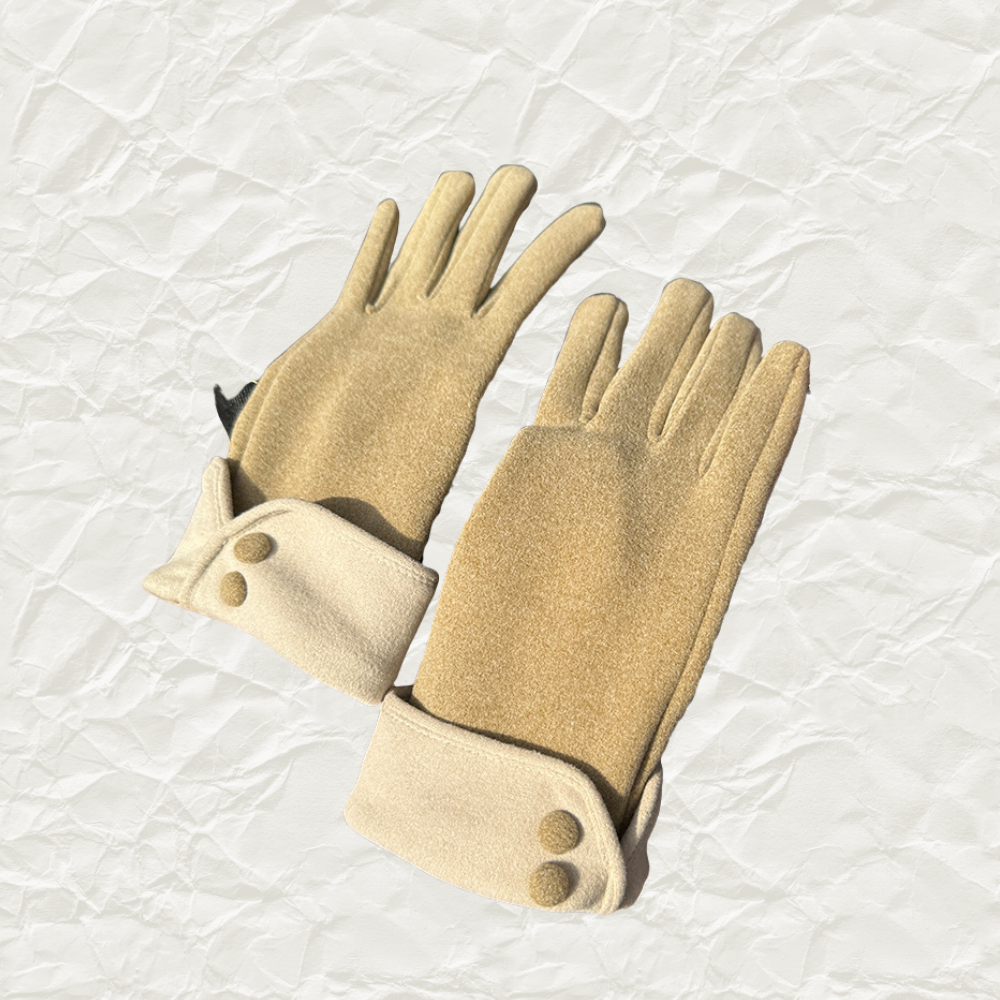 Faux Suede Touchscreen Gloves
