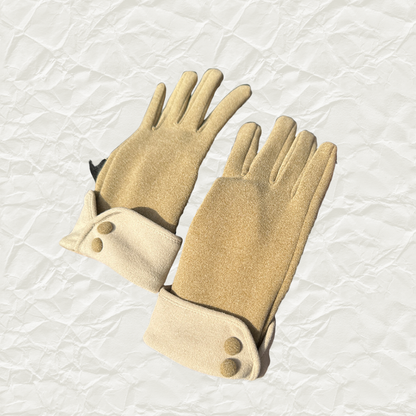 Faux Suede Touchscreen Gloves