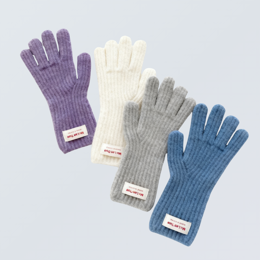 Cozy Wool-Blend Winter Gloves