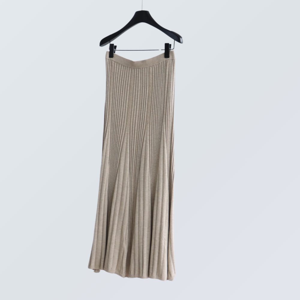 Ribbed Knit Wool Blend A-Line Dress| 7 Colors