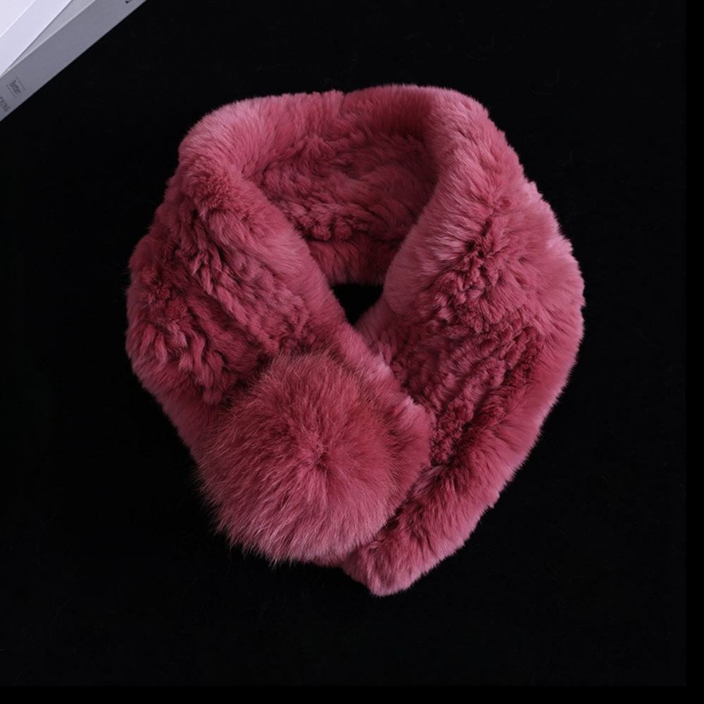 Rex Rabbit Fur Neck Warmer