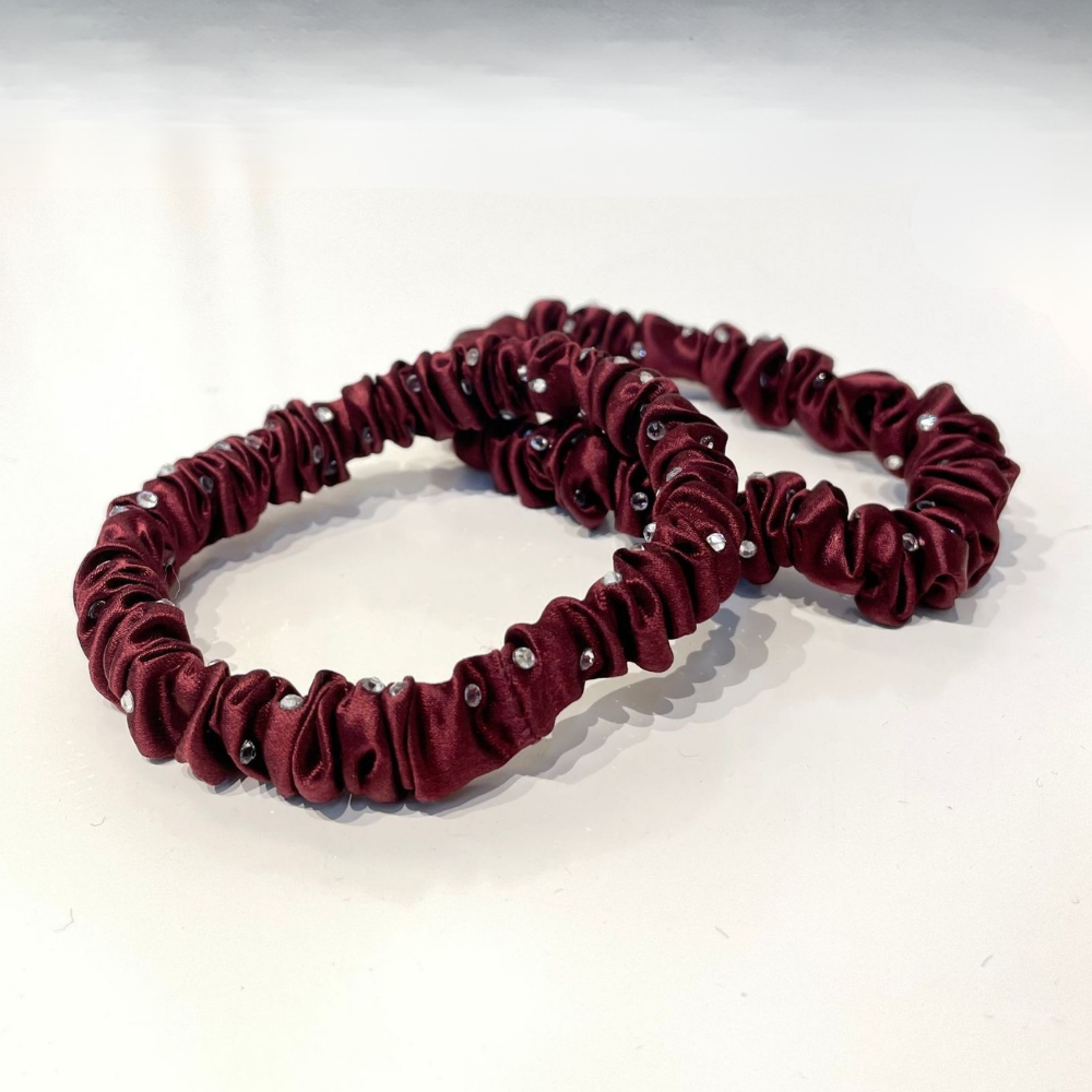 Lumière Silk Scrunchie Set – 6 Pack | Small