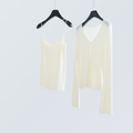 Wool Blend Knit Cardigan & Cami Set | 6 Colors