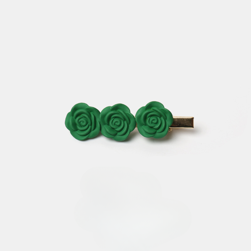 Camellia flower hair pin