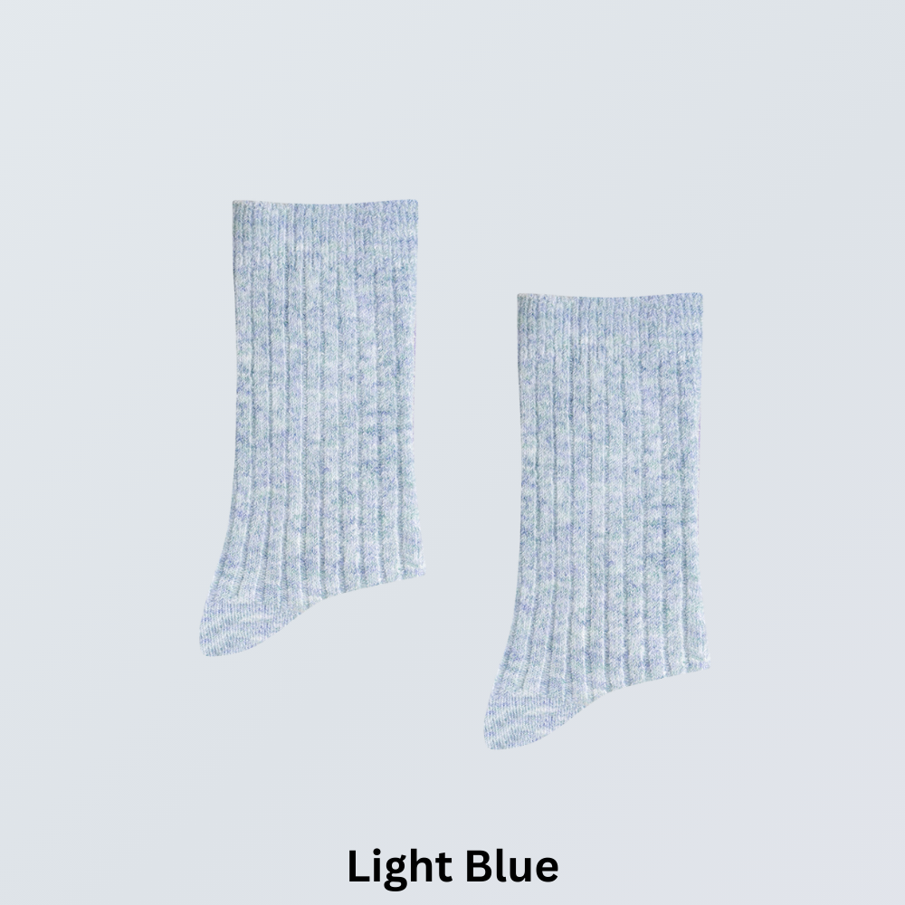 5-Pair Thermal Wool Crew Socks