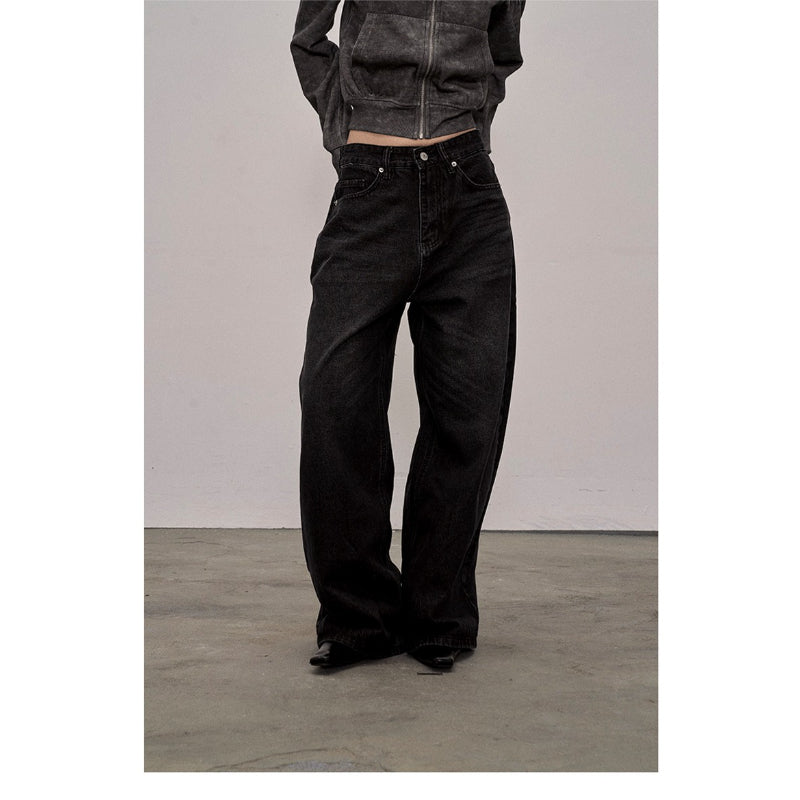 Pokiovo Wide Leg Denim Jeans