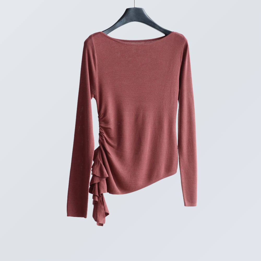 Lyocell Boat Neck Knit Top | 8 Colors