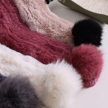 Rex Rabbit Fur Neck Warmer