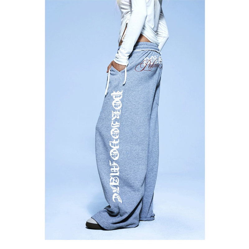 Pokiovo Relaxed Wide Leg Sweatpants
