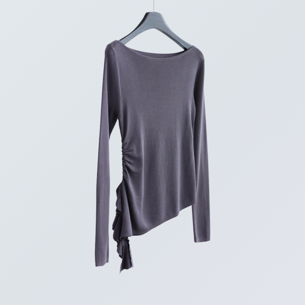 Lyocell Boat Neck Knit Top | 8 Colors