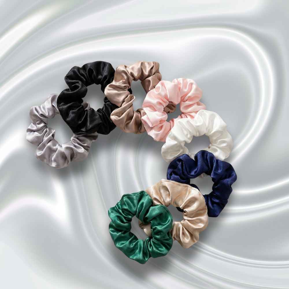 Silk Éclat Scrunchie | Medium