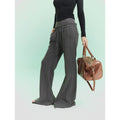 Pokiovo Low Rise Flared Trousers
