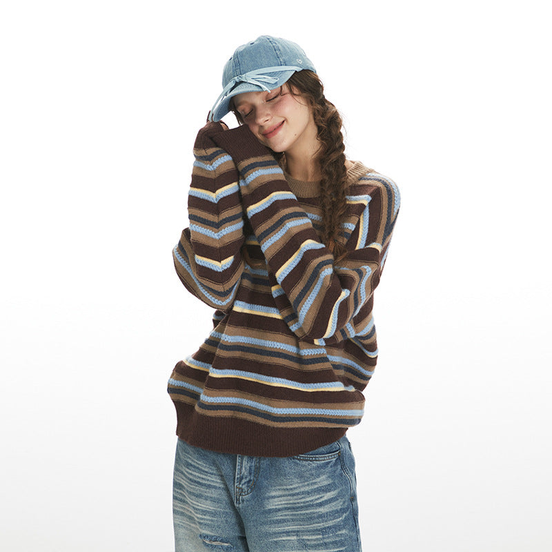 Unisex lazy style loose sweater | 2 color