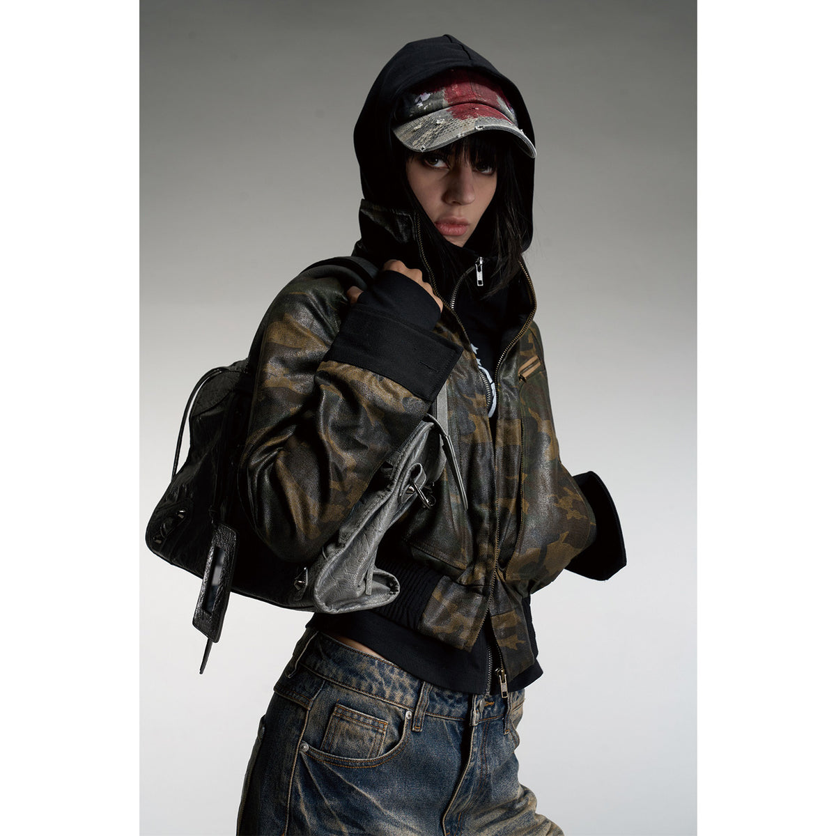 Cropped Zip-Up Jacket | 2 Colors