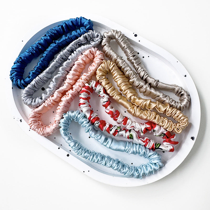 5-Piece 100% Silk Hair Tie Set