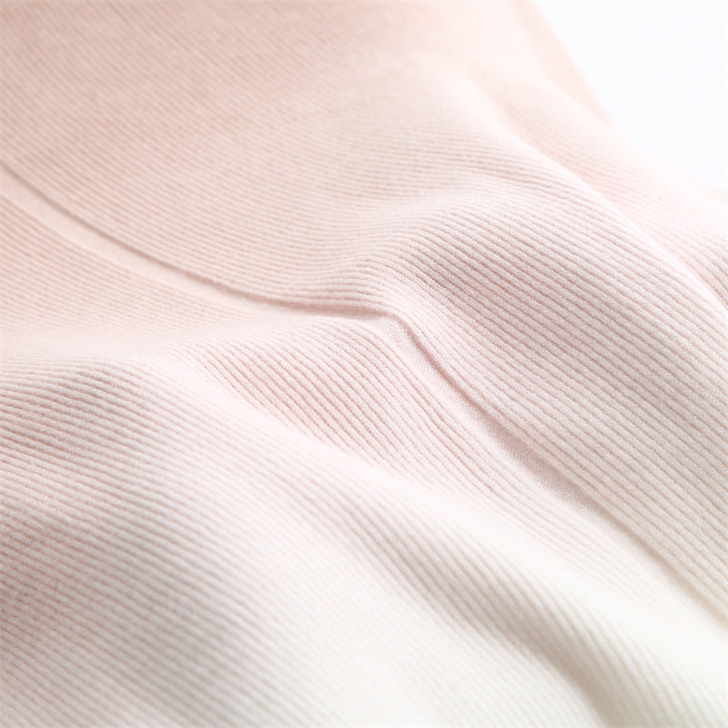 Gradient Wool-Blend High-Neck Knit Top