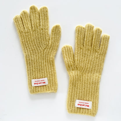 Cozy Wool-Blend Winter Gloves