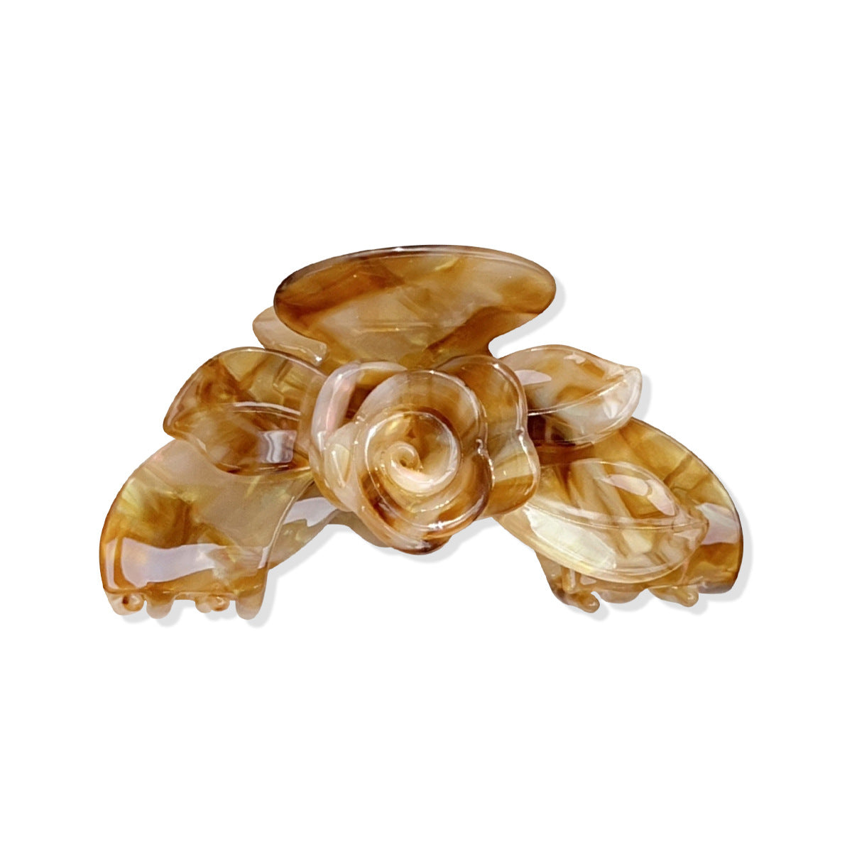 Acrylic Rose Hair Claw