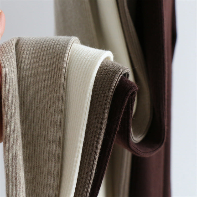 Thick Ribbed Wool Turtleneck Knit Top | 9 Colors