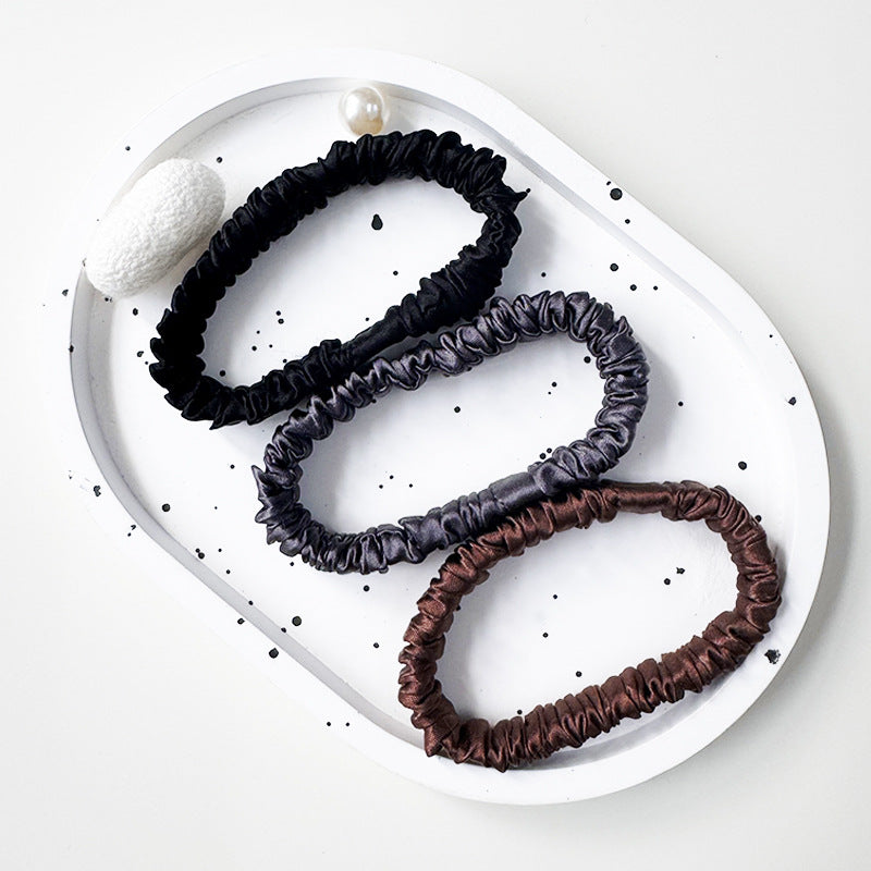 5-Piece 100% Silk Hair Tie Set
