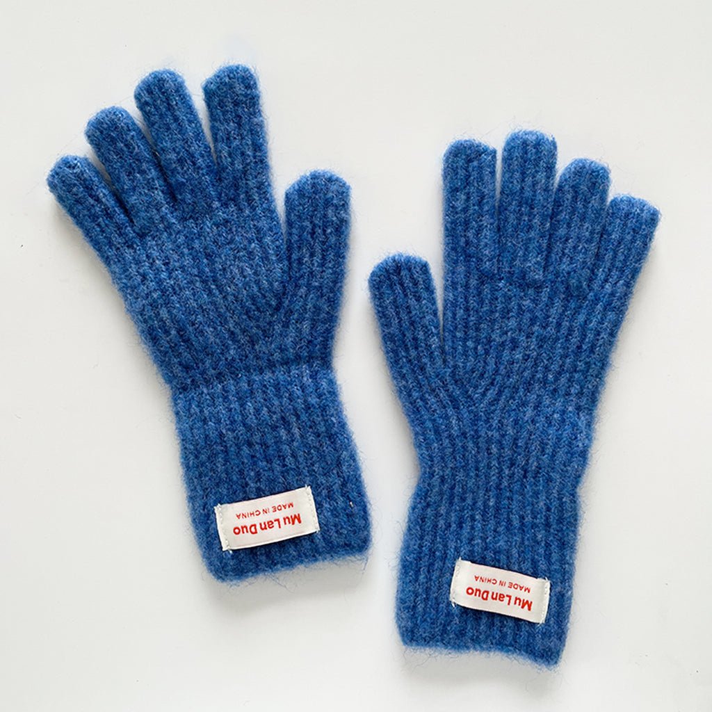 Cozy Wool-Blend Winter Gloves
