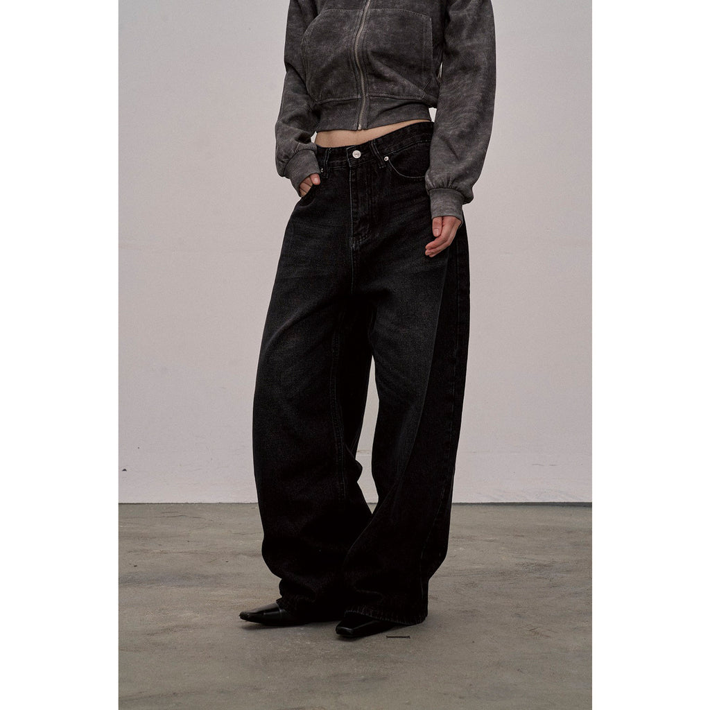 Pokiovo Wide Leg Denim Jeans