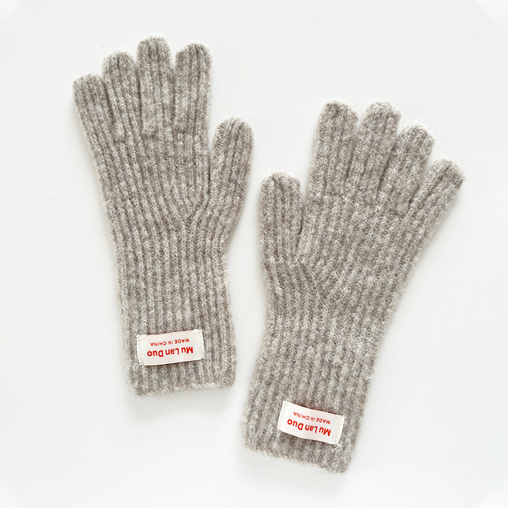 Cozy Wool-Blend Winter Gloves
