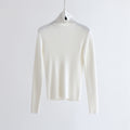 Thick Ribbed Wool Turtleneck Knit Top | 9 Colors