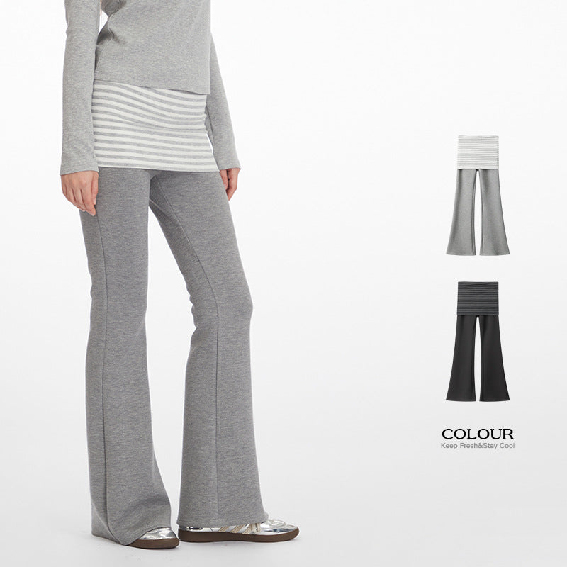 Flare casual trousers | 2 color