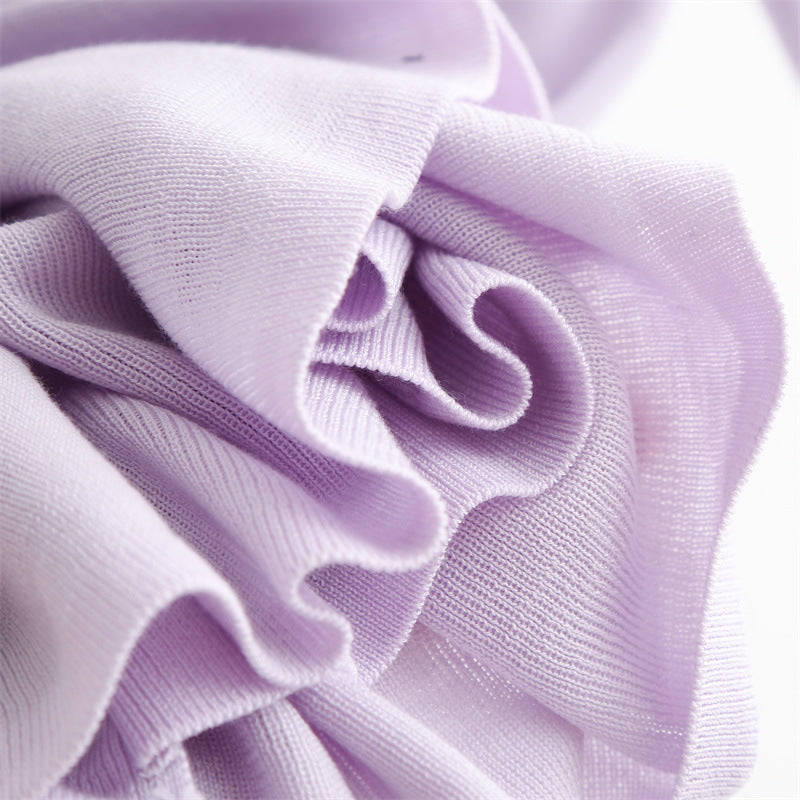 Lyocell & Mulberry Silk V-Neck Knit Top | 6 colors