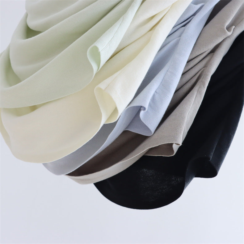 Draped Cowl Neck Lyocell Knit Tank | 5 Colors