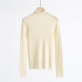 Cashfeel Wool Turtleneck Knit Top