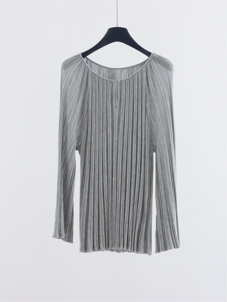 Pleated Lyocell Knit Top | 5 Colors
