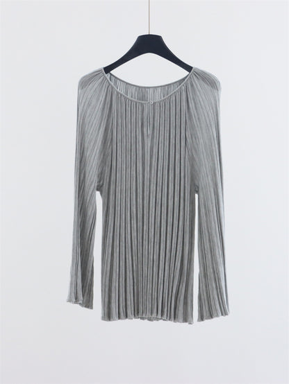 Top de punto plisado de lyocell | 5 colores 