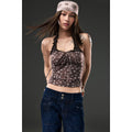 Pokiovo Polka Dot Halter Top | Coffee