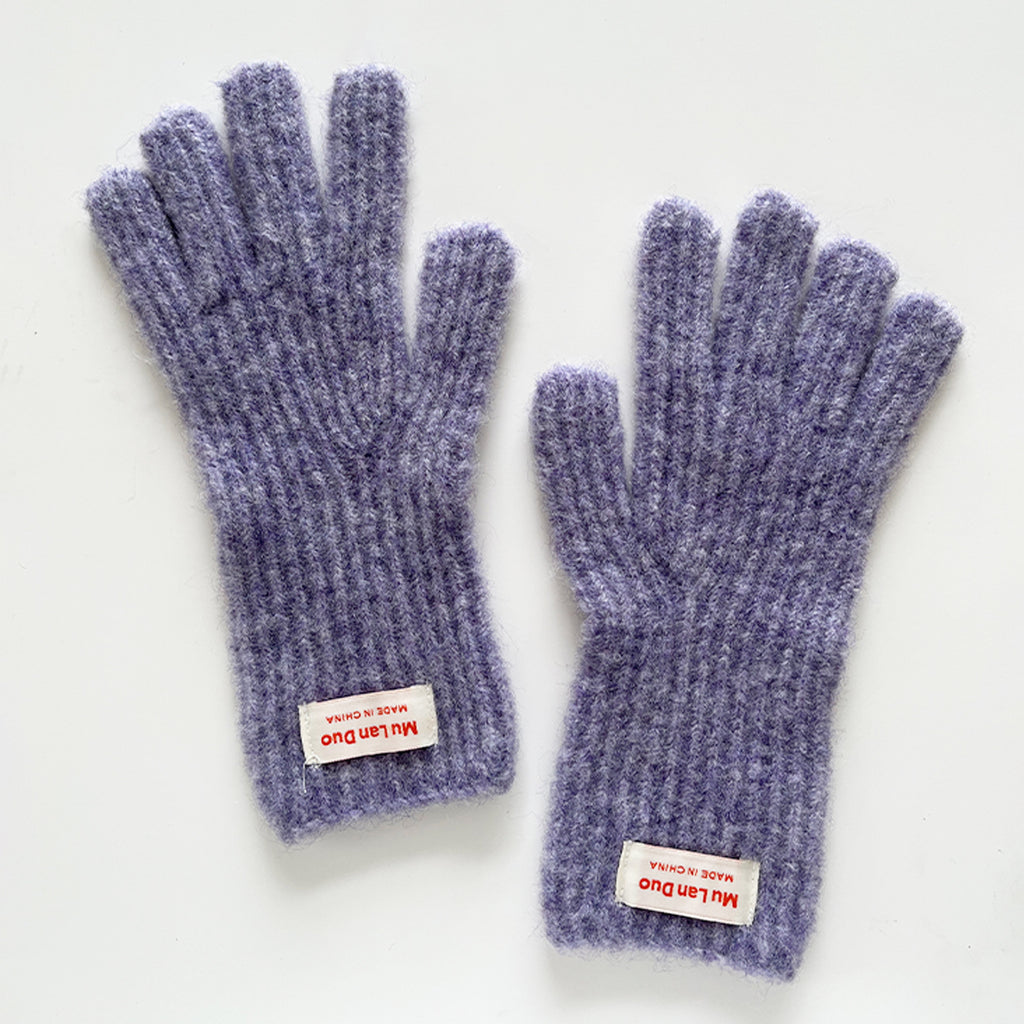 Cozy Wool-Blend Winter Gloves