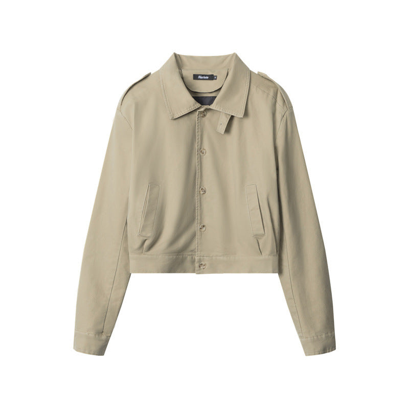 Cropped short jacket | 2 color