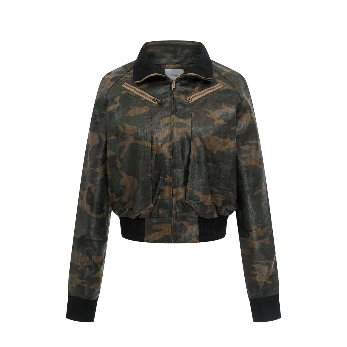 Cropped Zip-Up Jacket | 2 Colors