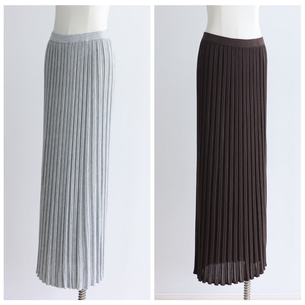 Pleated Lyocell Knit Dress | 5 Colors