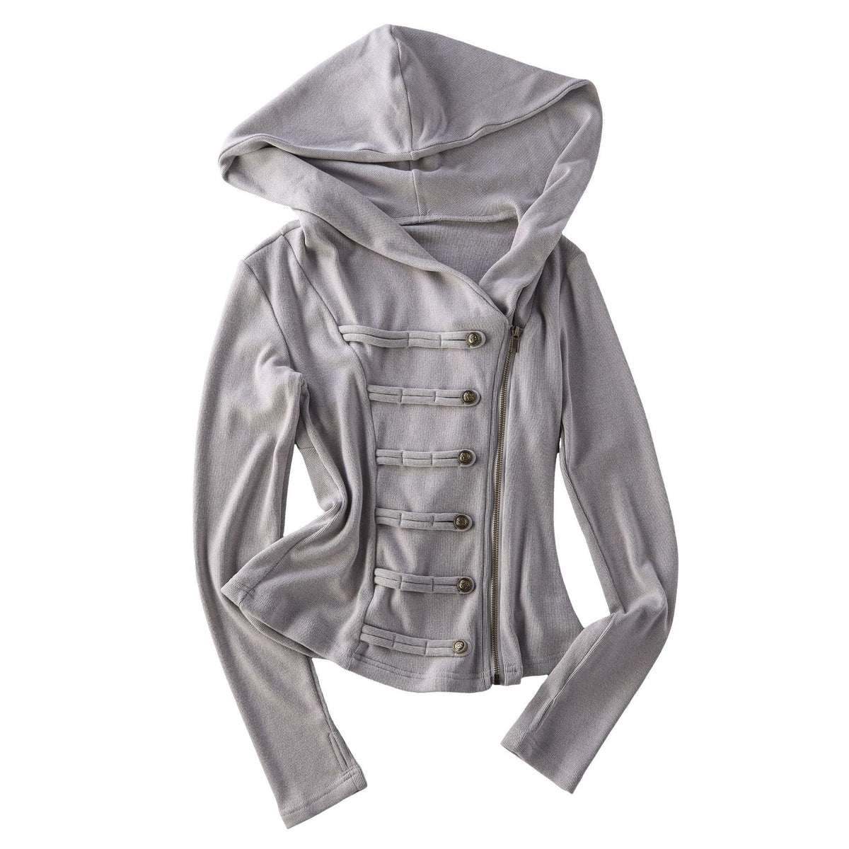 Pokiovo Military Inspired Hooded Sweatshirt